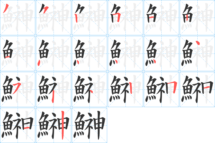 鰰的筆順?lè)植窖菔?>
					
                    <hr />
                    <h2>鰰的基本信息</h2>
                    <div   id=